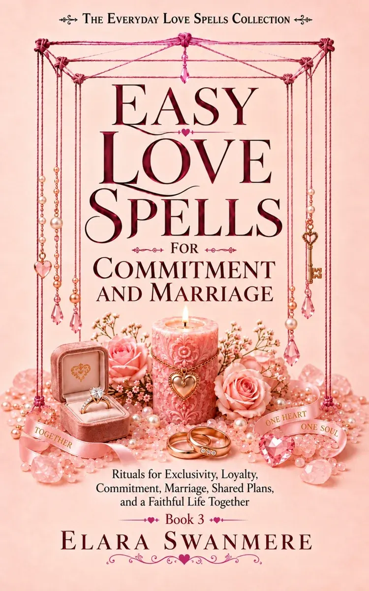 Cover of Easy Love Spells for Commitment and Marriage: 110 Rituals